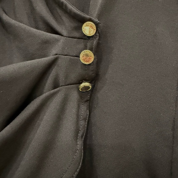 Marc New York Black Ruffle Sleeve Blouse Size: Medium - Picture 3 of 3